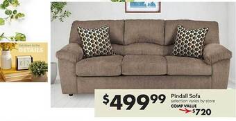 Big Lots Pindall sofa offer