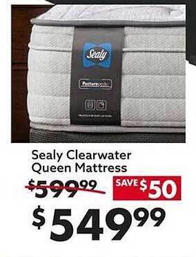 Big Lots Sealy clearwater queen mattress offer