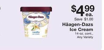 Fairway Store Market Häagen-dazs ice cream offer