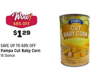 Grocery Outlet Pampa cut baby corn offer