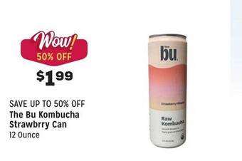 Grocery Outlet The bu kombucha strawberry can offer