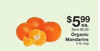 Fairway Store Market Organic mandarins offer