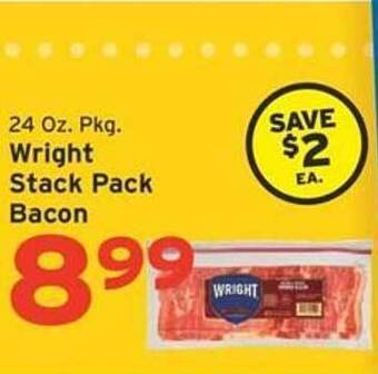 Hannaford Wright stack pack bacon offer
