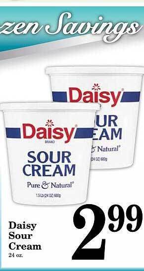 Harvest Foods Daisy sour cream offer