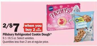 Meijer Pillsbury refrigerated cookie dough offer