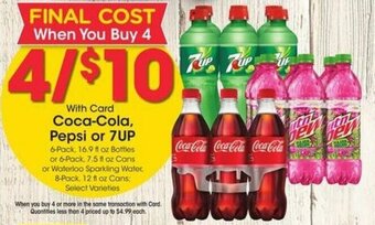 Kroger Coca-Cola Pepsi or 7up offer