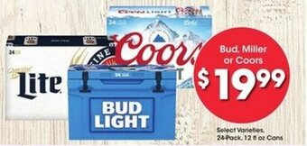 Kroger Bud, Miller or Coors offer
