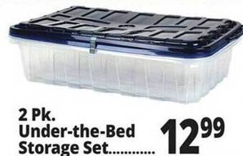 Ocean State Job Lot 2 pk. under-the-bed storage set offer