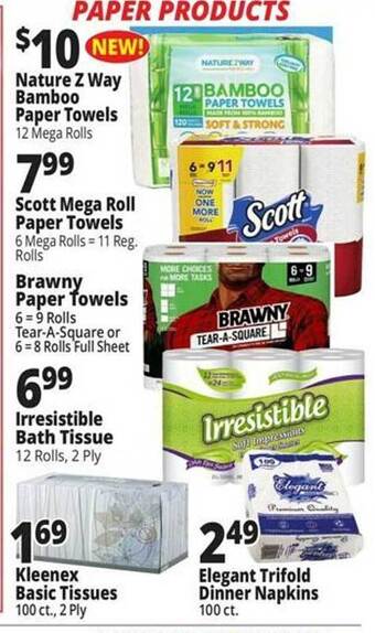 Ocean State Job Lot Paper products offer