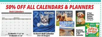 Ocean State Job Lot Calendars & planners offer