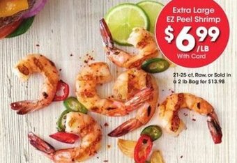 Kroger Extra Large EZ Peel Shrimp offer