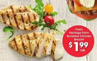 Kroger Fresh Heritage Farm Boneless Chicken Breats offer