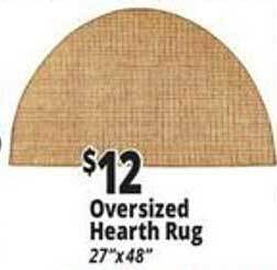 Ocean State Job Lot Oversized hearth rug offer