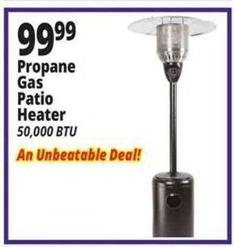 Ocean State Job Lot Propane gas patio heater offer