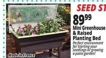 Ocean State Job Lot Mini greenhouse & raised planting bed offer
