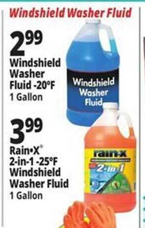 Ocean State Job Lot Windshield washer fluid offer