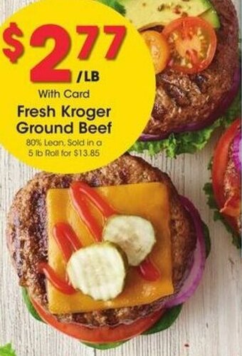 Kroger Fresh Kroger Ground Beef offer