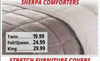 Ocean State Job Lot Sherpa comforters offer