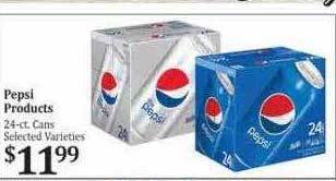 Rosauers Pepsi products offer