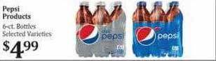 Rosauers Pepsi products offer