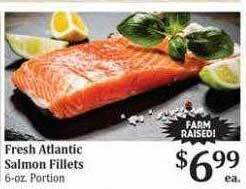 Rosauers Fresh atlantic salmon fillets offer
