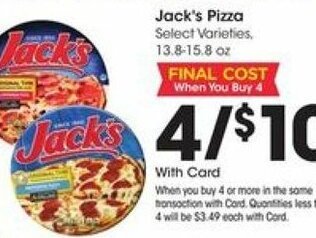 Kroger Jack's Pizza offer