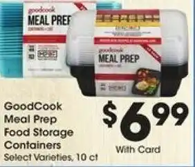 Kroger GoodCook Meal Prep Food Storage Containers offer