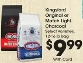 Kroger Kingsford Orignal or Match Light Charcoal offer