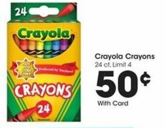 Kroger Crayola Crayons offer