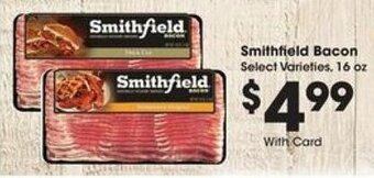 Kroger Smithfield Bacon 16 oz offer
