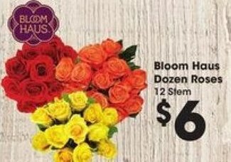 Kroger Bloom Haus Dozen Roses offer