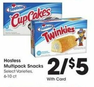Kroger Hostess Multipack Snacks offer