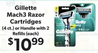 Family Fare Gillette Mach3 Razor Cartridges offer