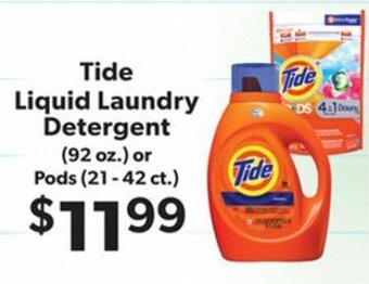 Family Fare Tide Liquid Laundry Detergent offer