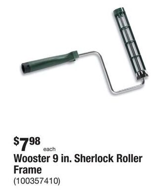 The Home Depot Wooster 9 in. sherlock roller frame offer
