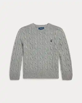 Cable-knit wool-cashmere jumper