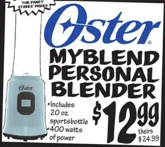 Ollie's Oster® myblend personal blender offer