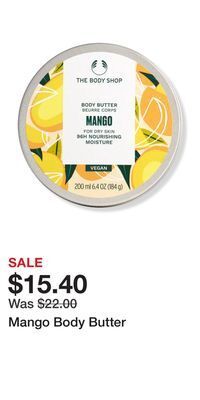 Ulta Beauty Mango body butter offer