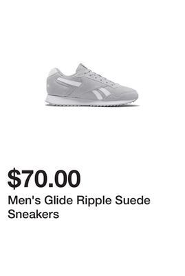 Belk Men's glide ripple suede sneakers offer