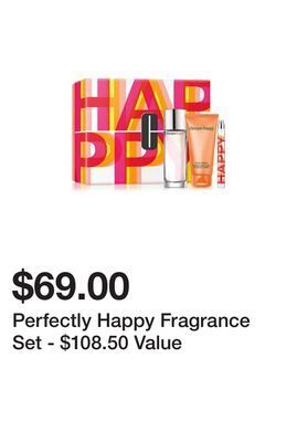 Belk Perfectly happy fragrance set - $108.50 value offer