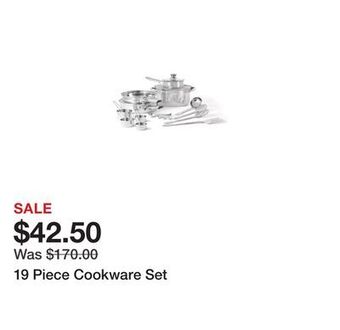 Belk 19 piece cookware set offer