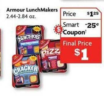 Family Dollar Armour lunchmakers offer