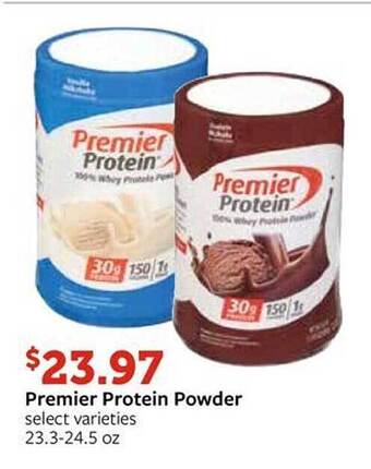 Fareway Premier protein powder offer