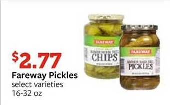 Fareway Fareway pickles offer