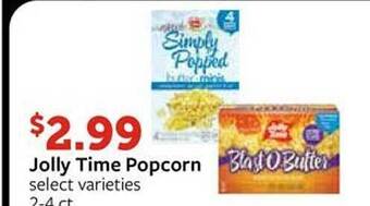 Fareway Jolly time popcorn offer