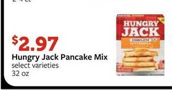 Fareway Hungry jack pancake mix offer