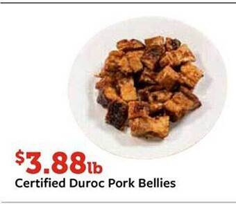 Fareway Certified duroc pork bellies offer