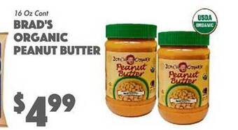 The Food Emporium Brad's organic peanut butter offer