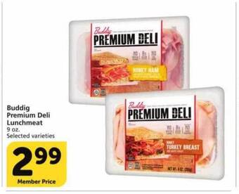 Vons Buddig premium deli lunchmeat offer