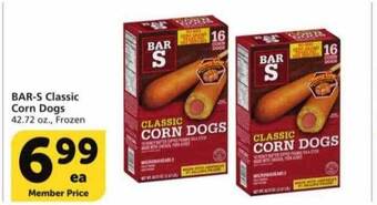 Vons Bar-s classic corn dogs offer